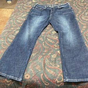 Flannel lined Cowgirl Tuff jeans